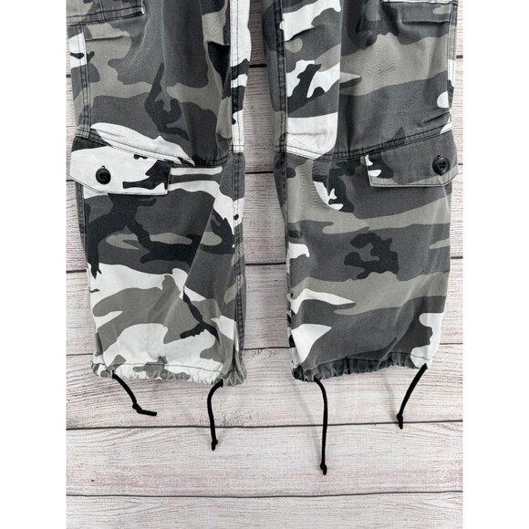 Rothco Military BDH Cargo‎ Camouflage Pants Men's Size XS Gray/White/Beige Camo - Picture 3 of 10